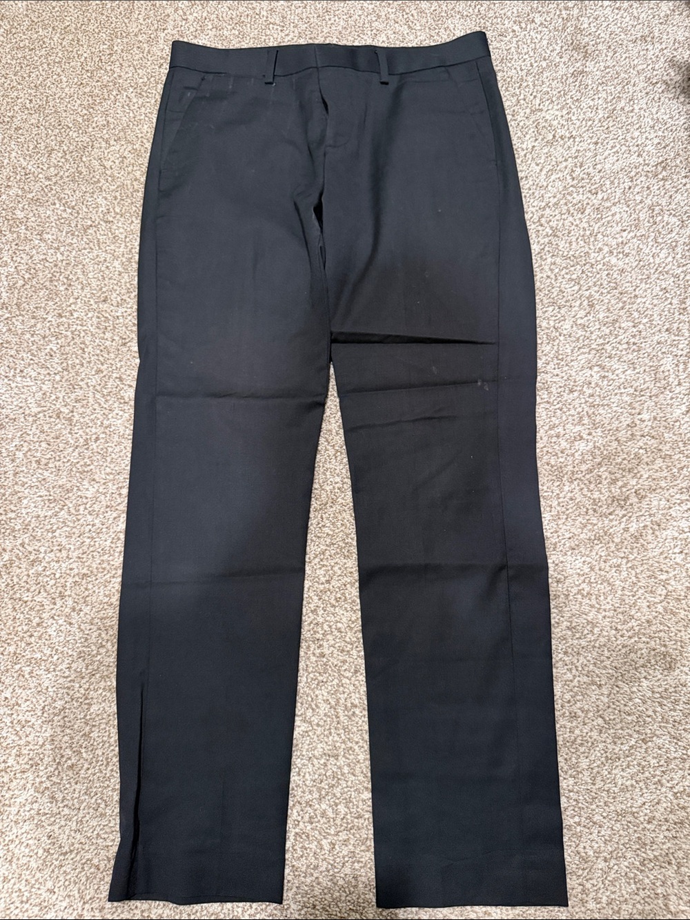 Express Men's Black Dress Pants - Classic Straight Leg